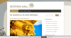 Desktop Screenshot of buddha-infos.de